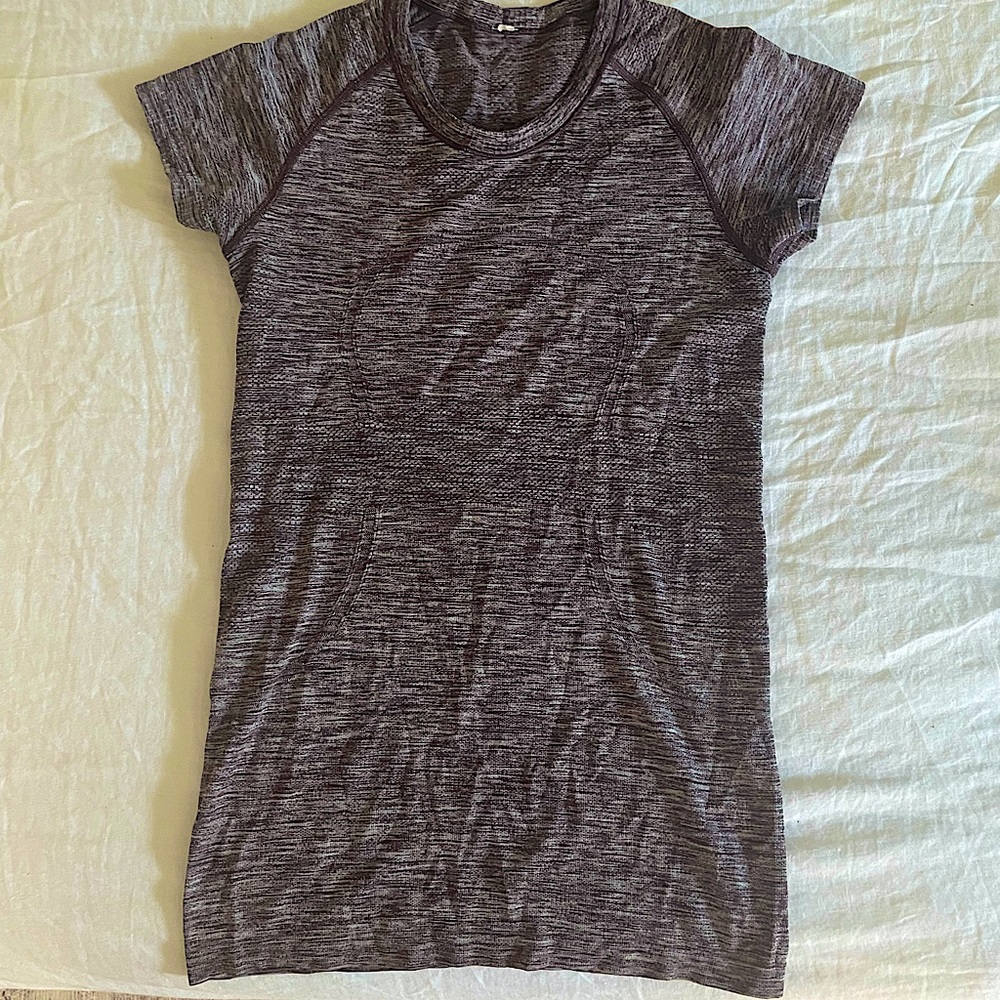 Burgundy Swiftly Tech Short Sleeve